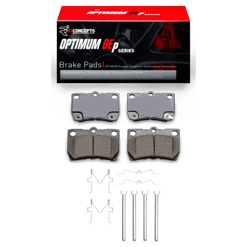 R1 06-13 Lexus Is250 Rear Optimum Oe Brake Pads & Hardware Kit 1