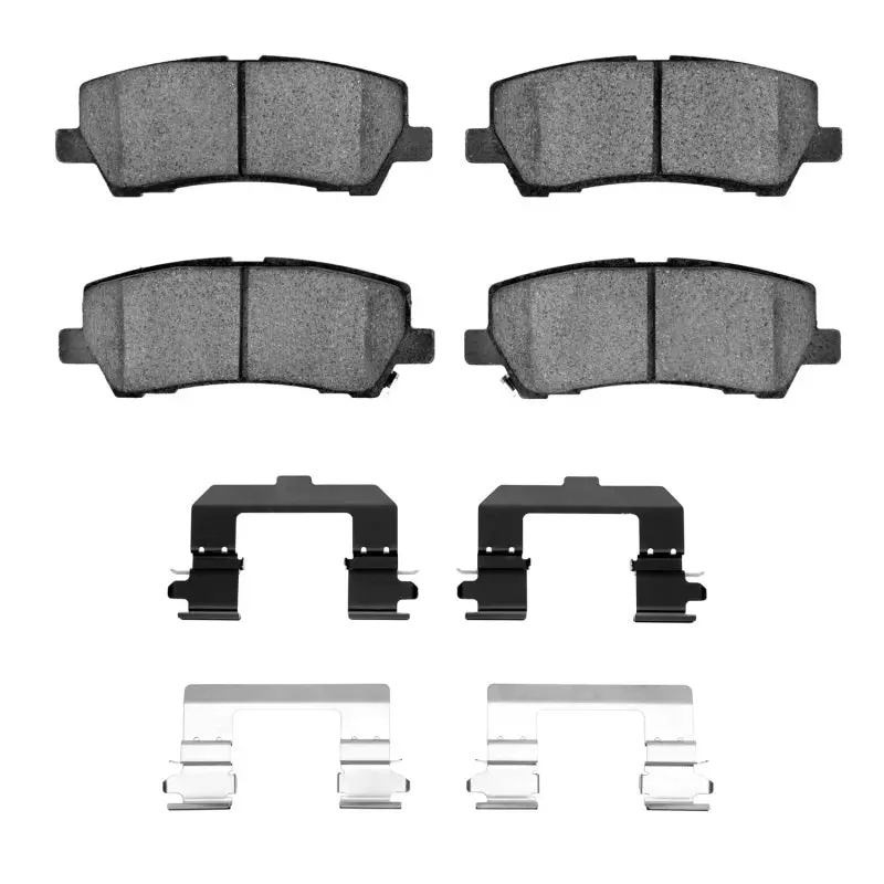 R1 2015-2023 Ford Mustang Rear R1 Semi Met Pads & Hardware Kit 1
