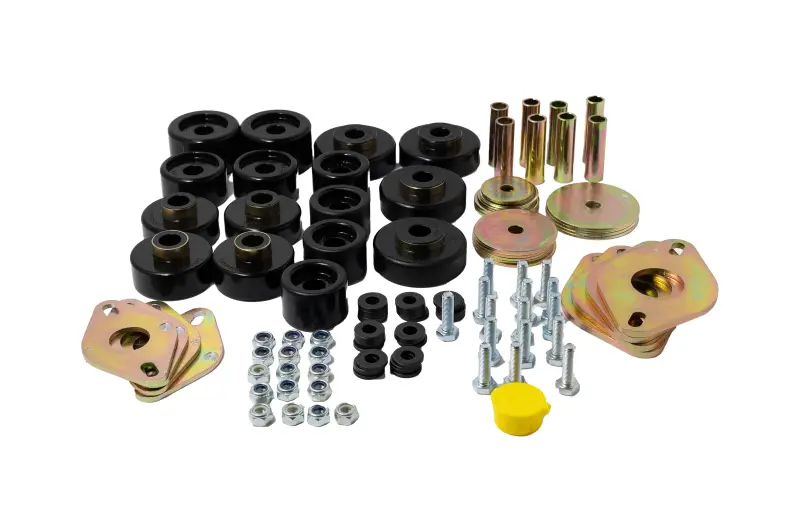 Energy Suspension 09-18 Ram 1500 Ext Cab/ Crew Cab Body Mount Set - Black 1