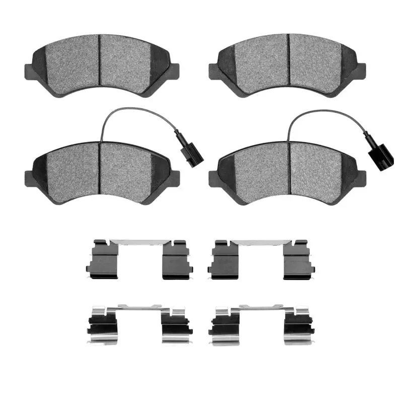 R1 14-25 Ram Promaster 1500 Front Semi Met Pads & Hardware Kit 1