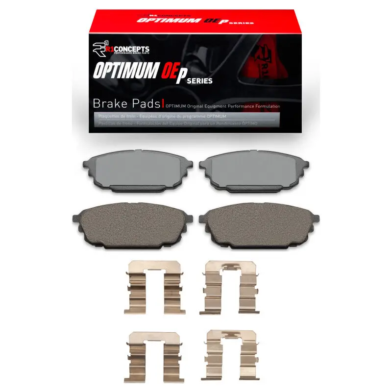 R1 01-03 Mazda Protege5 Rear Optimum Oe Pads & Hardware Kit 1