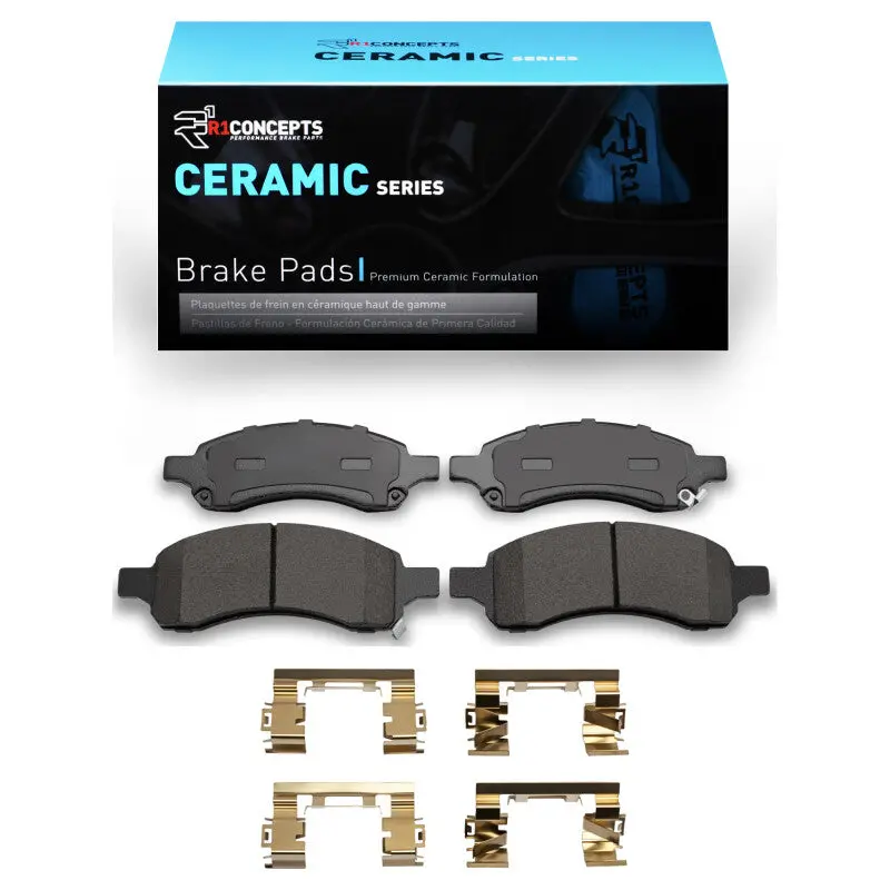 R1 2006-2012 Buick Rainier Front R1 Ceramic Pads & Hardware Kit 1