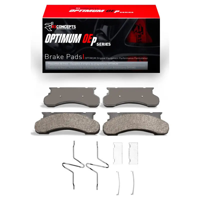 R1 1975-1994 Ford F-350 4Wd (Excl Super Duty) Front R1 Optimum Oe Pads & Hardware Kit 1
