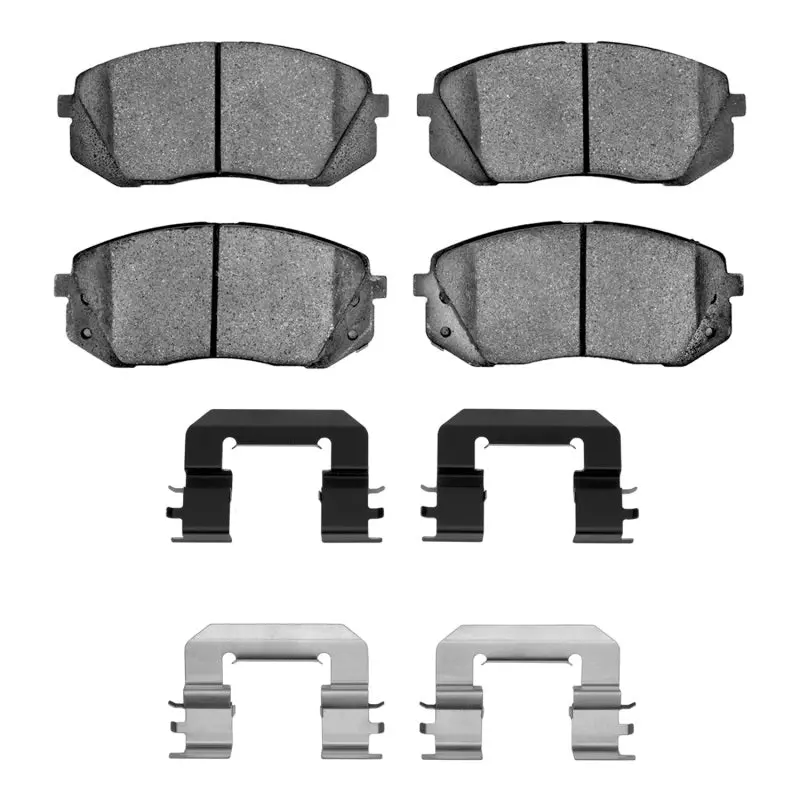 R1 11-12 Kia Rondo (Canada) Front Semi Met Pads & Hardware Kit 1