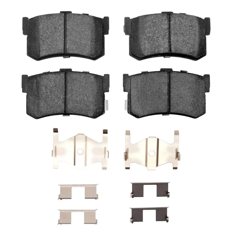 R1 94-98 Hyundai Sonata Rear Ceramic Pads & Hardware Kit 1