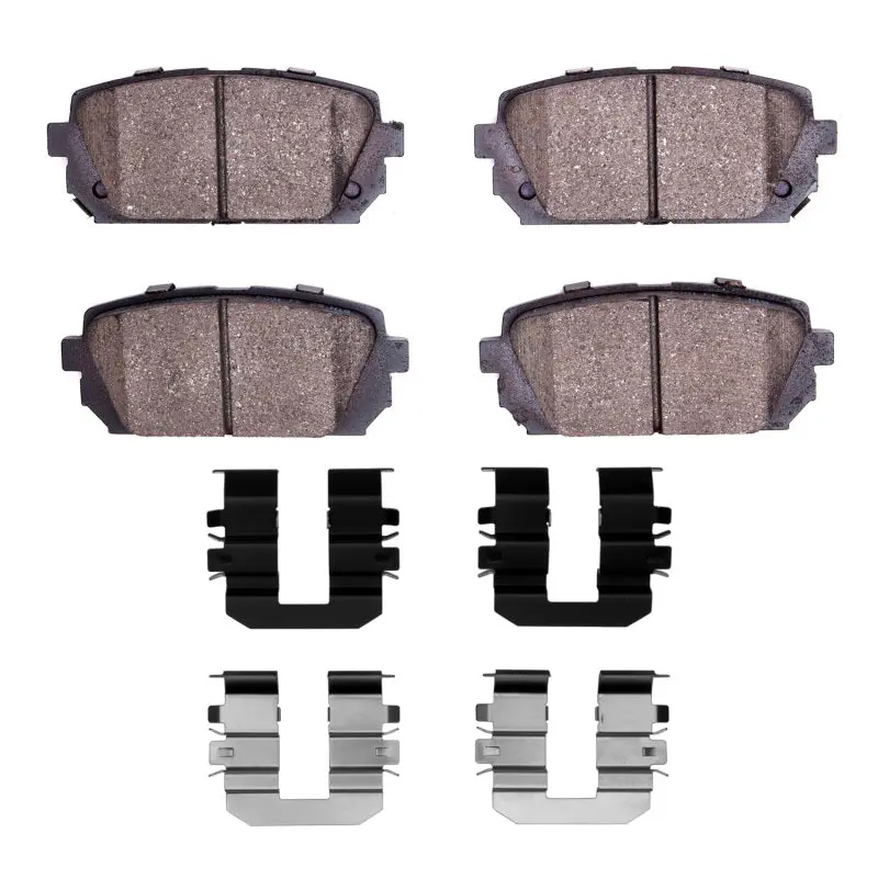 R1 07-12 Kia Rondo (Canada) Rear Optimum Oe Pads & Hardware Kit 1