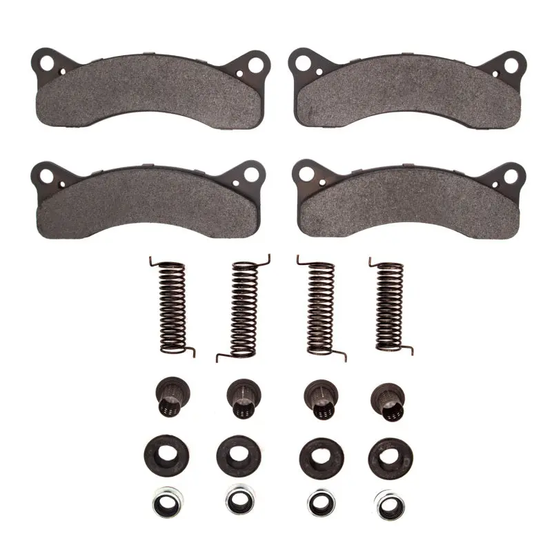 R1 68-71 Ford F-250 2Wd (Excl Super Duty) Front Semi Met Pads & Hardware Kit 1