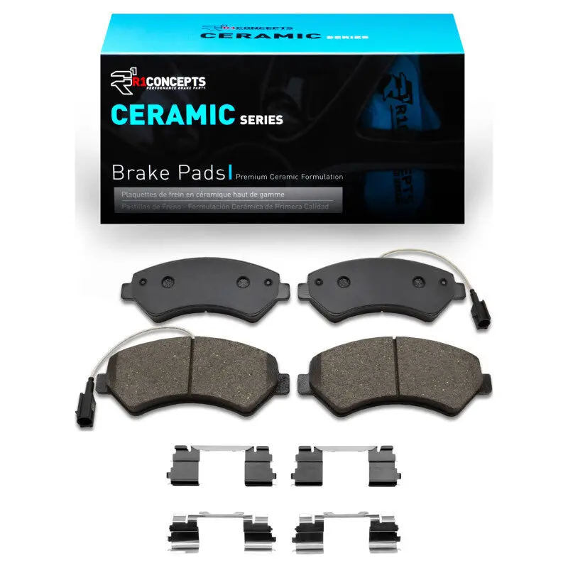 R1 14-22 Ram Promaster 3500 Front Ceramic Pads & Hardware Kit 1