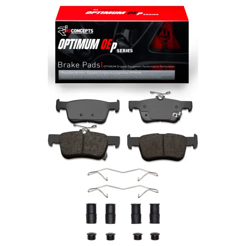R1 2018-2025 Acura Integra Rear R1 Optimum Oe Pads & Hardware Kit 1