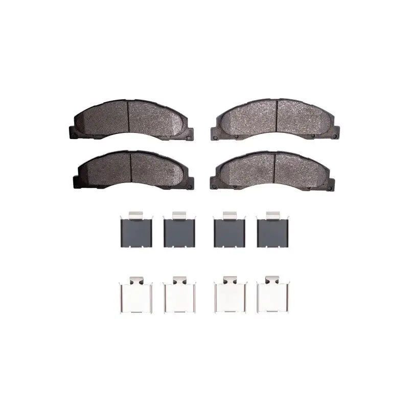 R1 08-25 Ford E-350 Super Duty Front Ceramic Pads & Hardware Kit 1