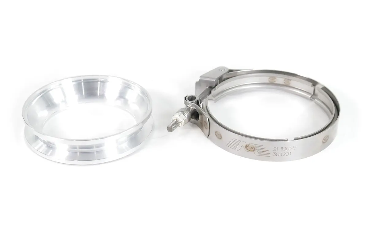 Gt42/47/55 Aluminum Compressor Outlet Flange/Clamp For 4" Tubing For S400, Garrett, Precision & More 21-11003M 1