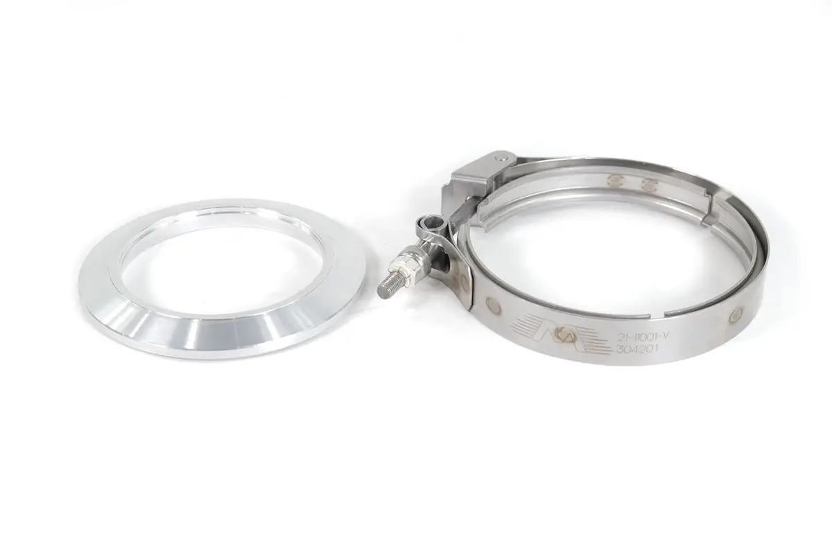 Gt42/47/55 Aluminum Compressor Outlet Flange/Clamp For 3" Tubing For S400, Garrett, Precision & More 21-11001M 1