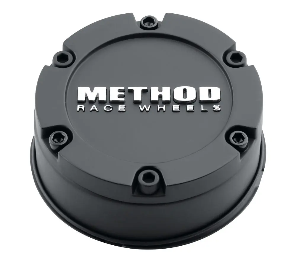 Center Cap | Flush | Push-Through | Black 1
