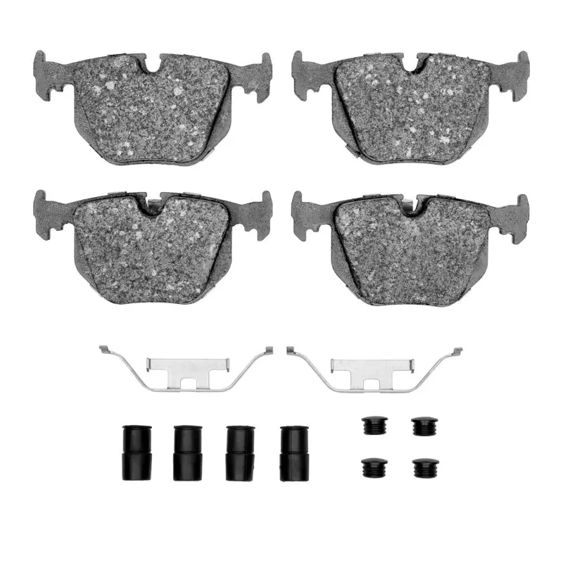 R1 91-10 Bmw 330Xi Rear Semi Met Pads & Hardware Kit 1