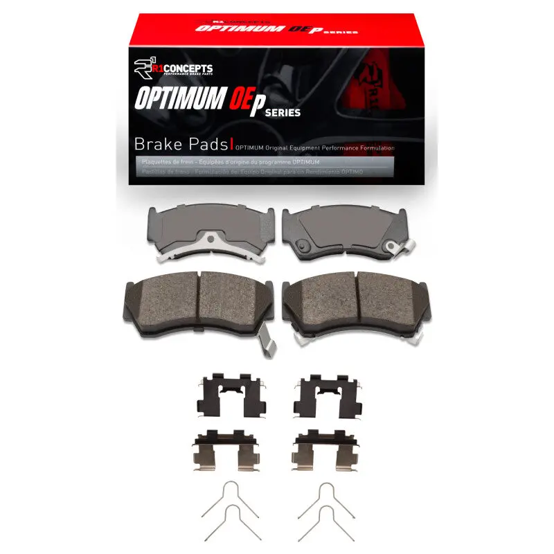 R1 95-00 Nissan Sentra Front Optimum Oe Pads & Hardware Kit 1