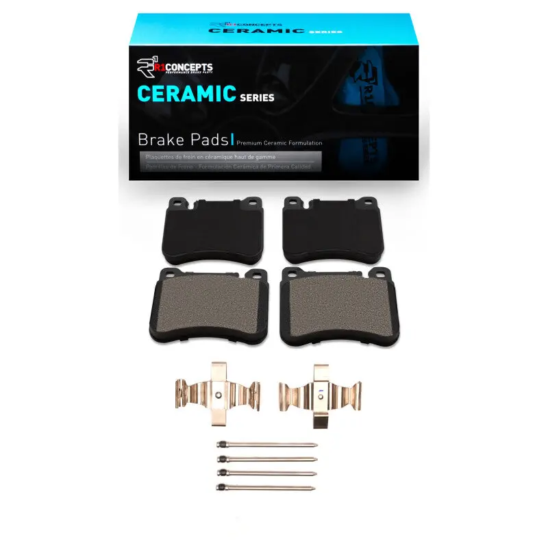 R1 05-11 Mercedes-Benz Clk350 Front Ceramic Pads & Hardware Kit 1