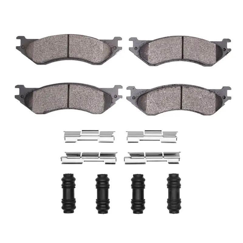 R1 2000-2008 Dodge Ram 1500 Pickup Rear Performance Off-Road/Tow Brake Pads & Hardware Kit 1