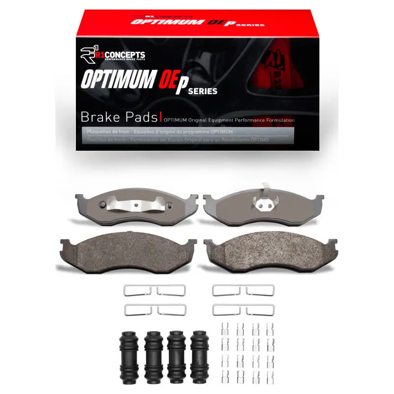 R1 1990-2006 Jeep Comanche Front R1 Optimum Oe Pads & Hardware Kit 1