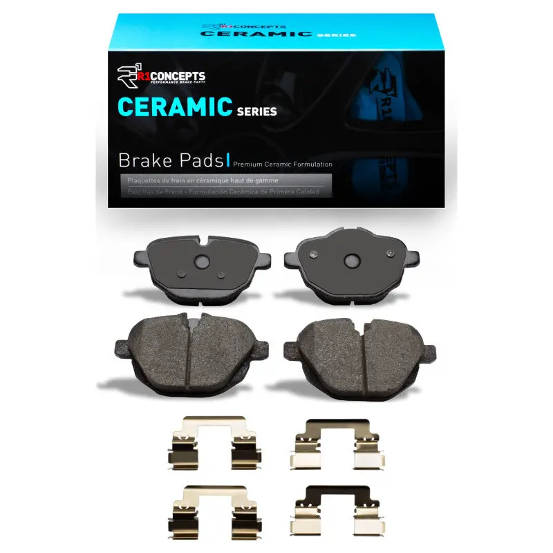 R1 2011-2025 Bmw 528I Xdrive Rear R1 Ceramic Pads & Hardware Kit 1
