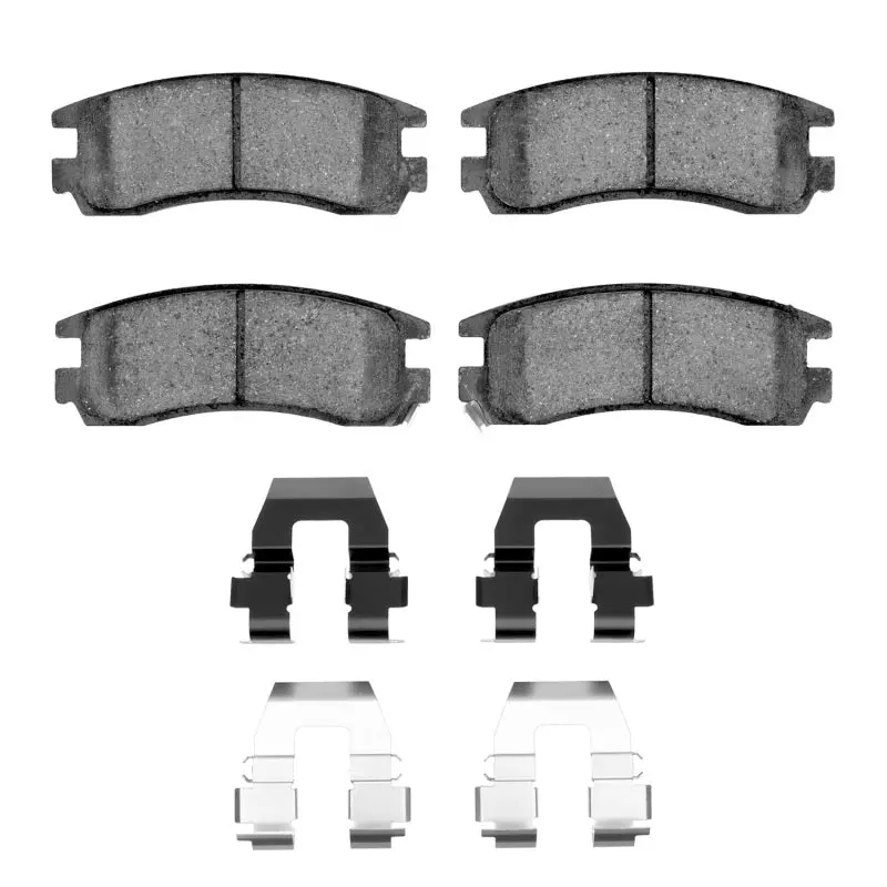 R1 97-10 Pontiac Grand Am Rear Euro Ceramic Brake Pads And Hardware Kit 1