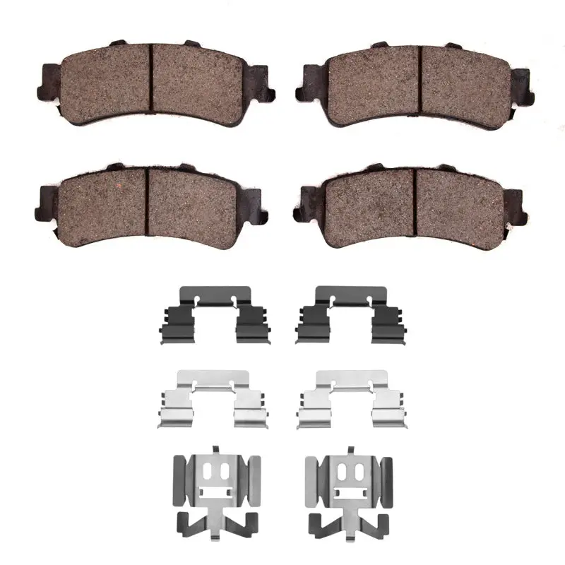 R1 99-11 Cadillac Dts Rear Semi Met Pads & Hardware Kit 1
