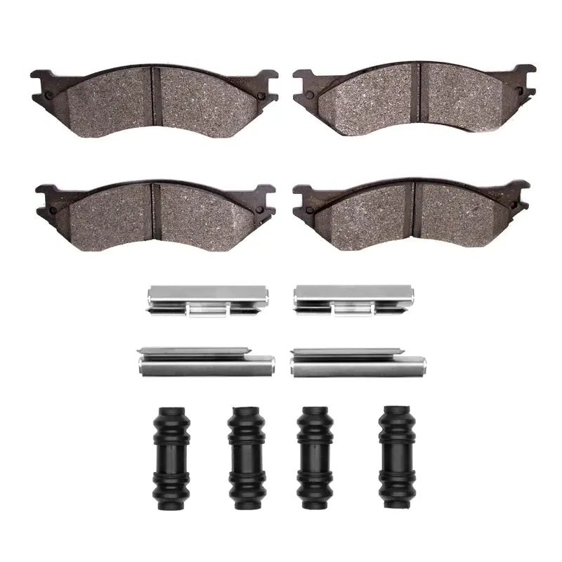 R1 1997-2004 Dodge Ram 1500 Van Front R1 Semi Met Pads & Hardware Kit 1