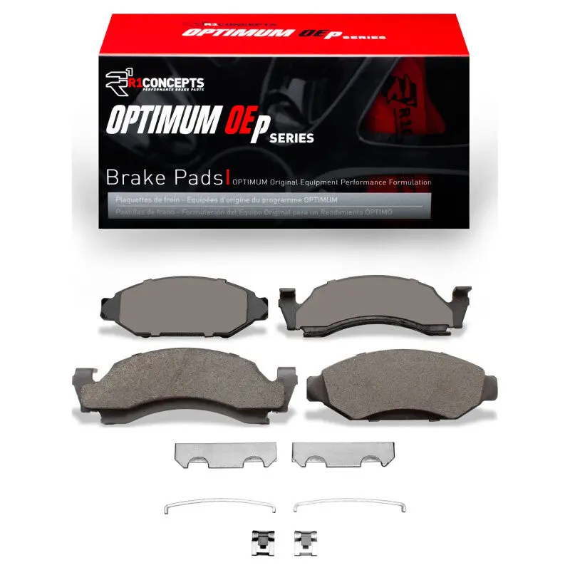R1 72-80 American Motors Hornet Front Optimum Oe Pads & Hardware Kit 1