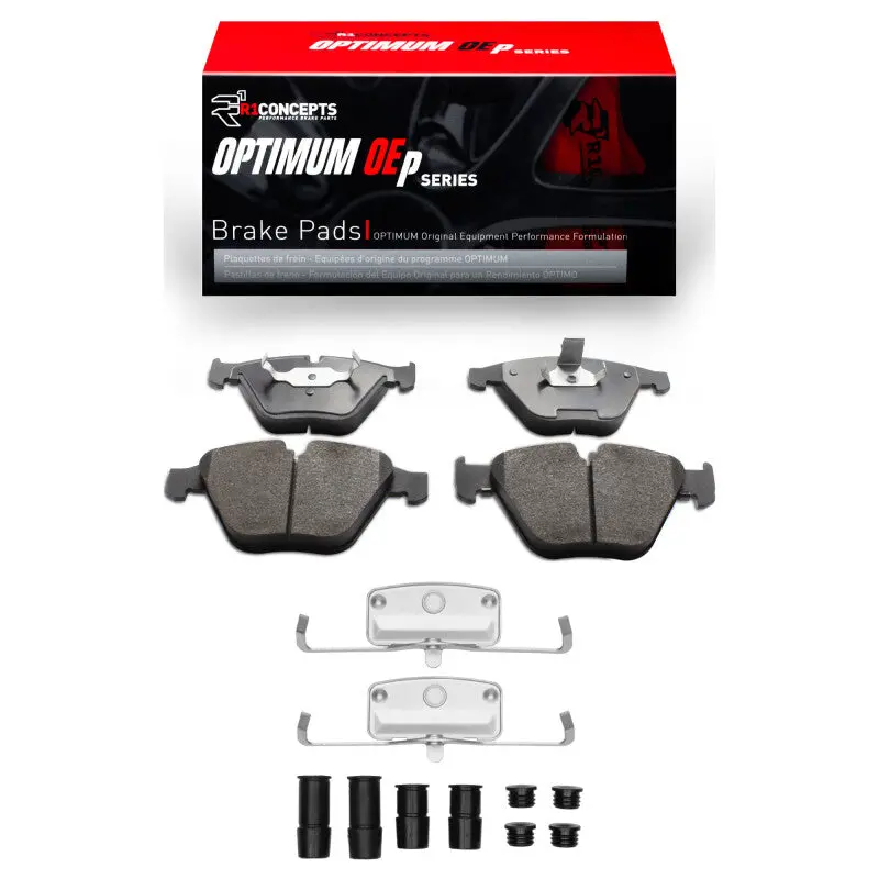 R1 04-13 Bmw 525I (Usa/Canada) Front Optimum Oe Pads & Hardware Kit 1