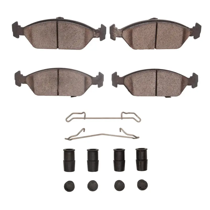R1 94-00 Kia Spectra Front Optimum Oe Pads & Hardware Kit 1