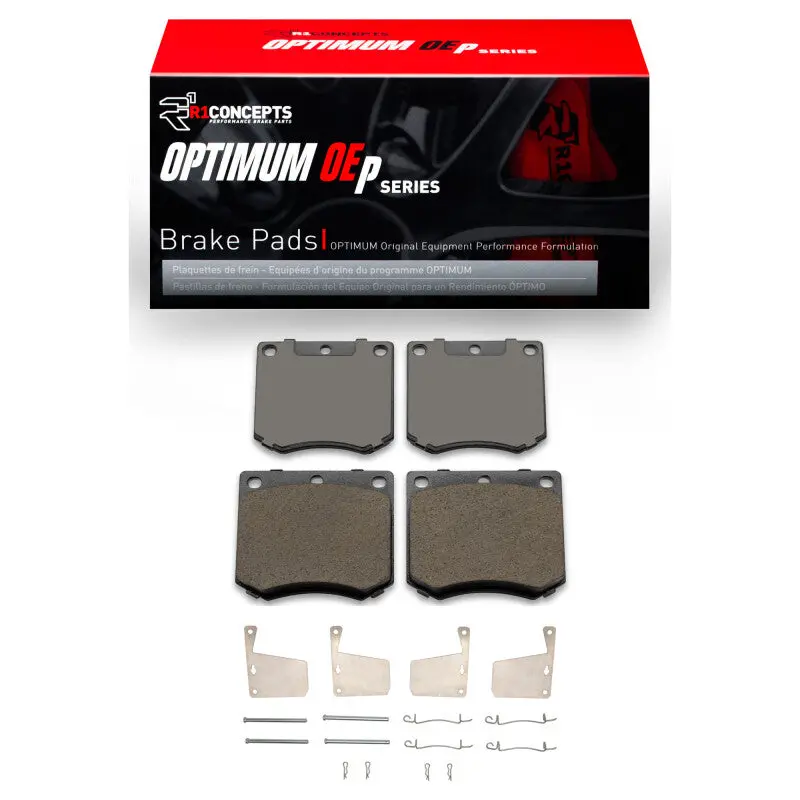 R1 1970-1977 Mercury Capri Front R1 Optimum Oe Pads & Hardware Kit 1