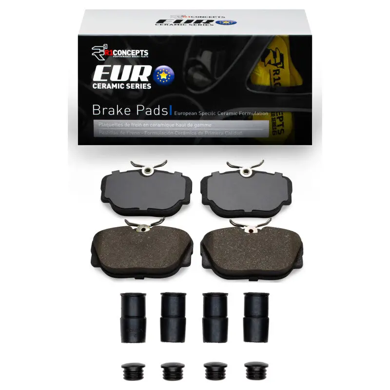 R1 1984-1991 Bmw 325Is Front R1 Euro Ceramic Pads & Hardware Kit 1