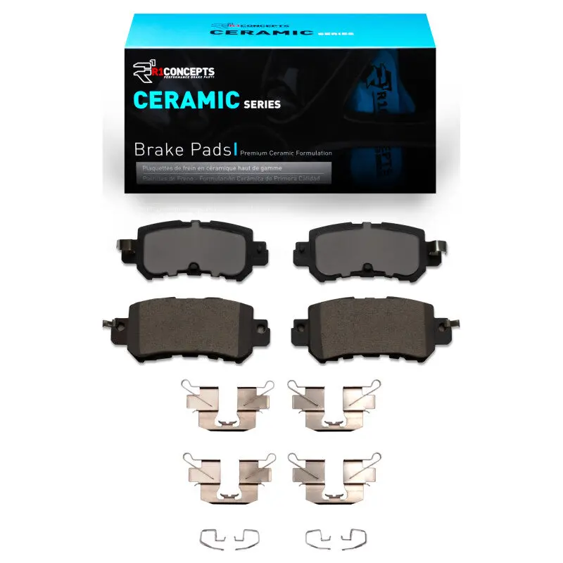 R1 2013-2018 Mazda Cx-5 Rear R1 Ceramic Pads & Hardware Kit 1