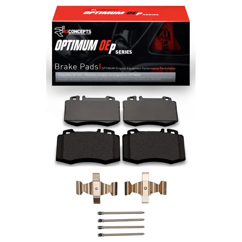 R1 07-12 Mercedes-Benz E350 Front Optimum Oe Pads & Hardware Kit 1
