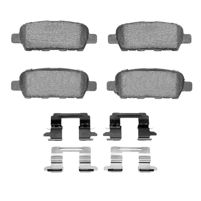 R1 02-25 Suzuki Grand Vitara Rear Euro Ceramic Brake Pads And Hardware Kit 1