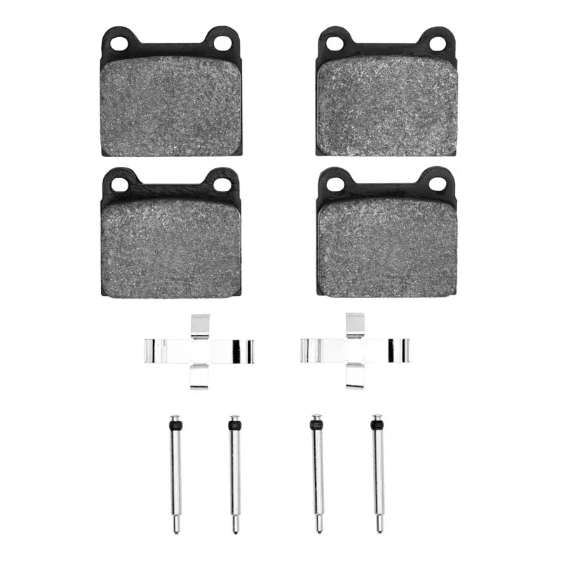 R1 61-91 Mercedes-Benz 280Ce Front/Rear Semi Met Pads & Hardware Kit 1