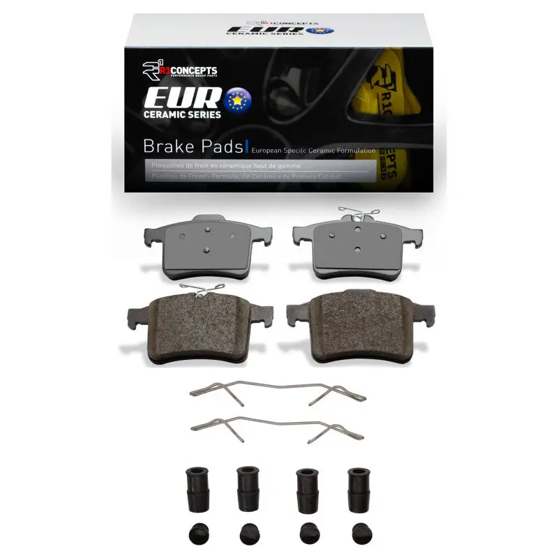 R1 10-19 Jaguar Xkr-S Rear Euro Ceramic Pads & Hardware Kit 1
