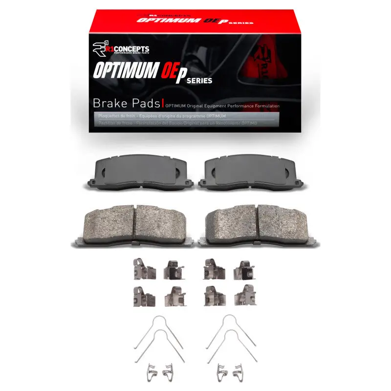 R1 1991-1997 Toyota Previa Rear R1 Optimum Oe Pads & Hardware Kit 1