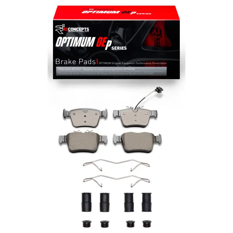 R1 2017-2024 Maserati Grecale Rear R1 Optimum Oe Pads & Hardware Kit 1