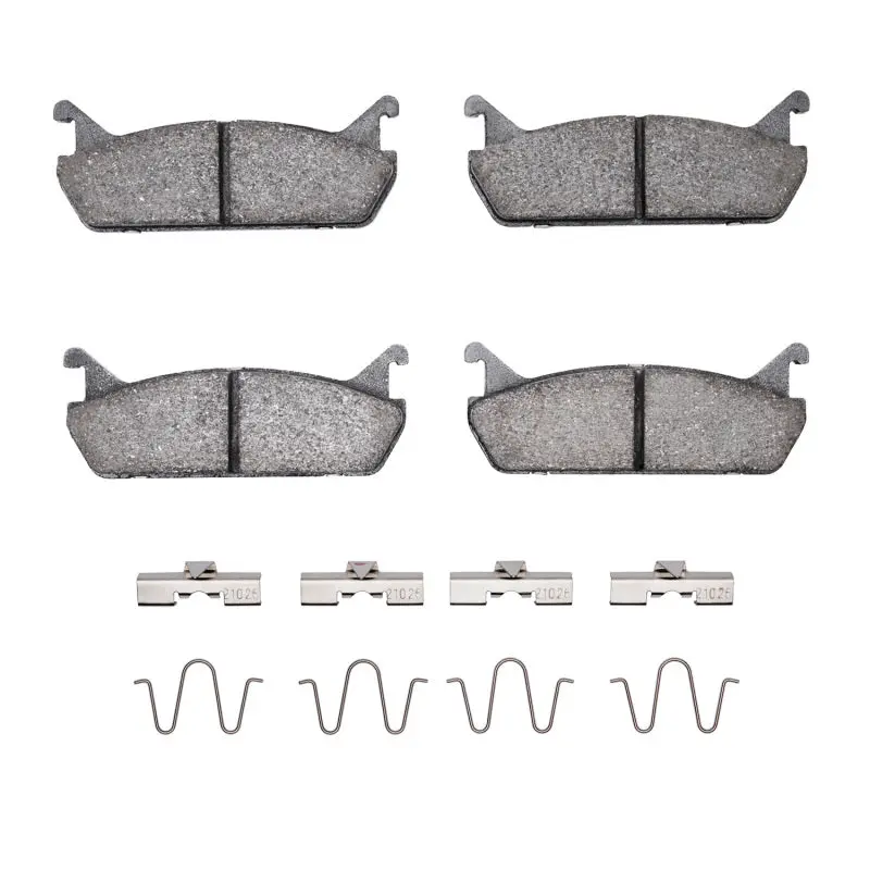 R1 1990-1996 Ford Escort Rear R1 Semi Met Pads & Hardware Kit 1