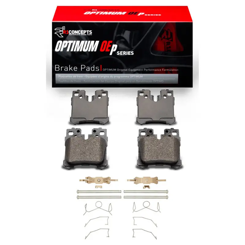 R1 07-17 Lexus Ls600h Rear Optimum Oe Pads & Hardware Kit 1