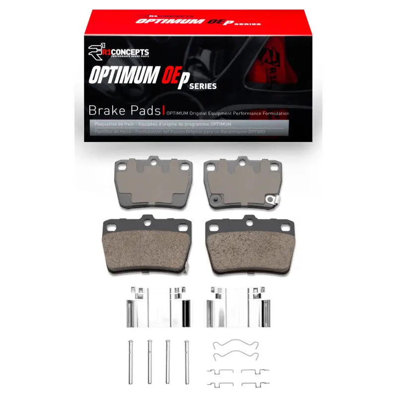R1 04-05 Toyota Rav4 Rear Optimum Oe Pads & Hardware Kit 1