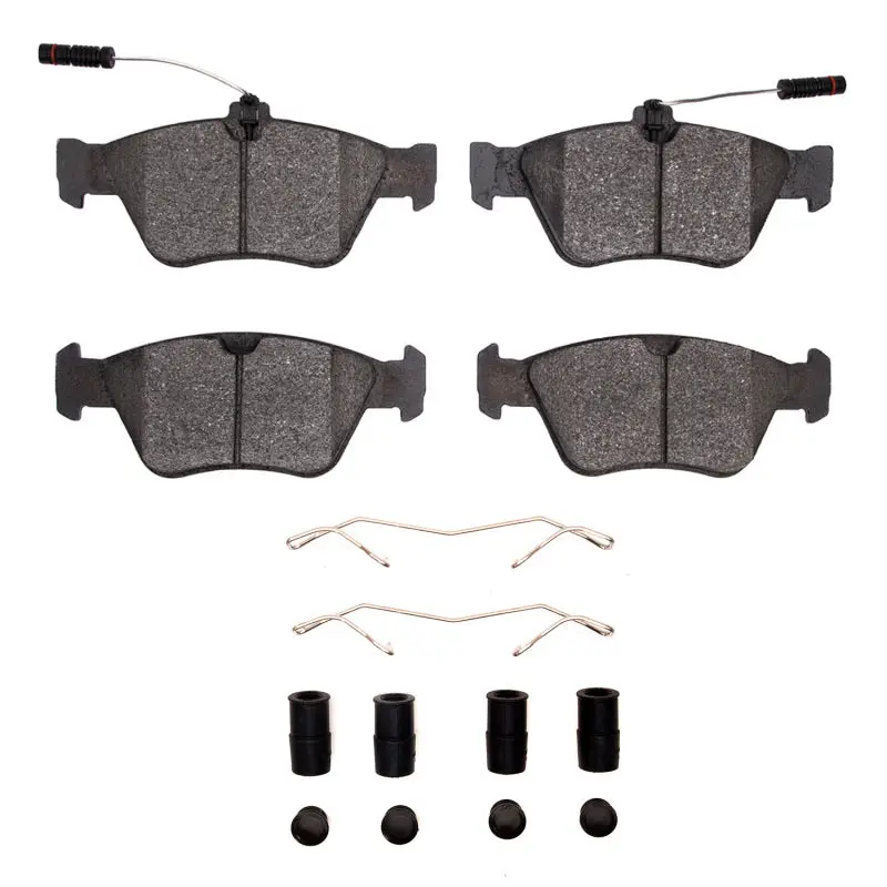 R1 96-04 Mercedes-Benz C280 Front Semi Met Pads & Hardware Kit 1