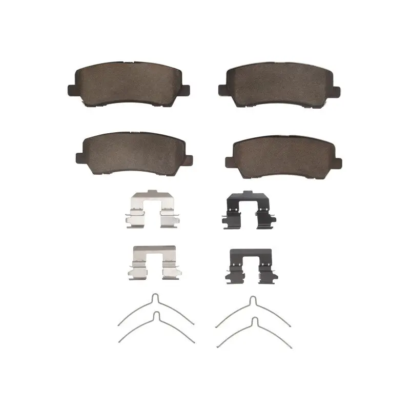 R1 22-23 Ford Mustang Rear Optimum Oe Pads & Hardware Kit 1