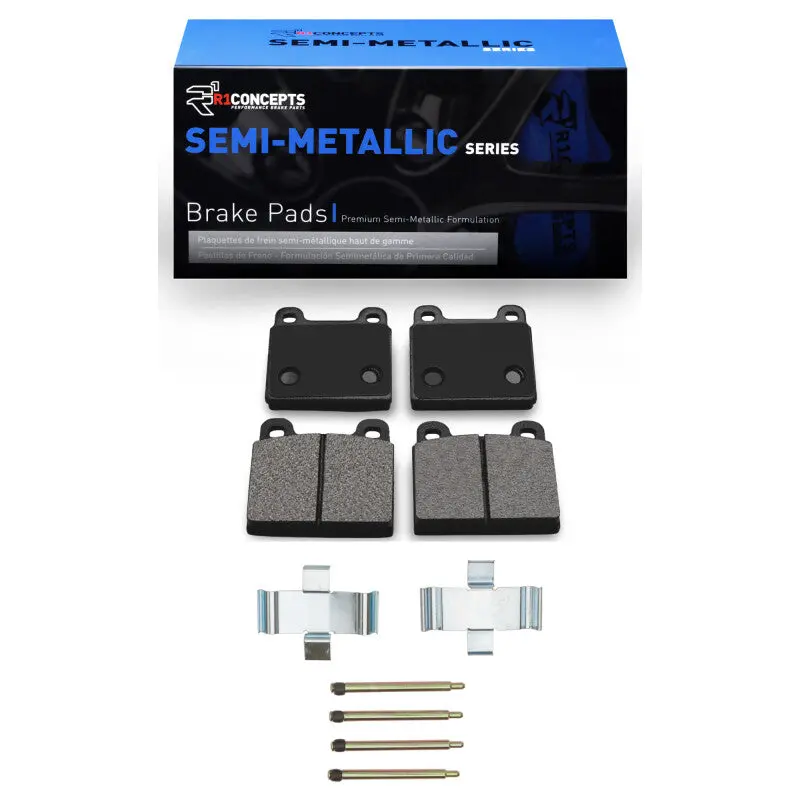 R1 70-72 Mercedes-Benz 280Sel Front Semi Met Pads & Hardware Kit 1