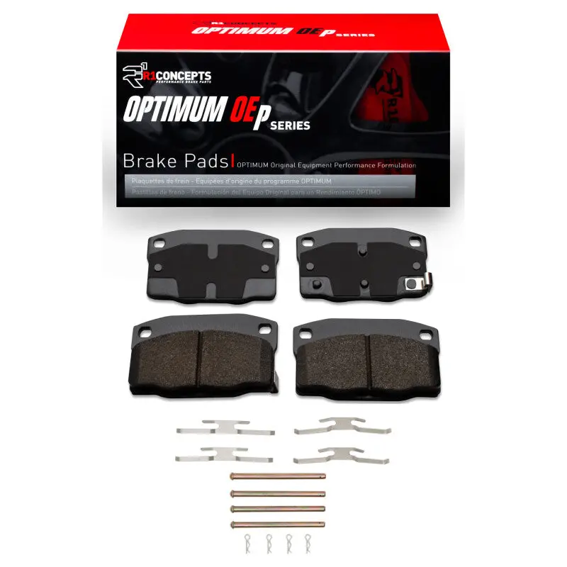 R1 88-90 Pontiac 6000 Rear Optimum Oe Pads & Hardware Kit 1