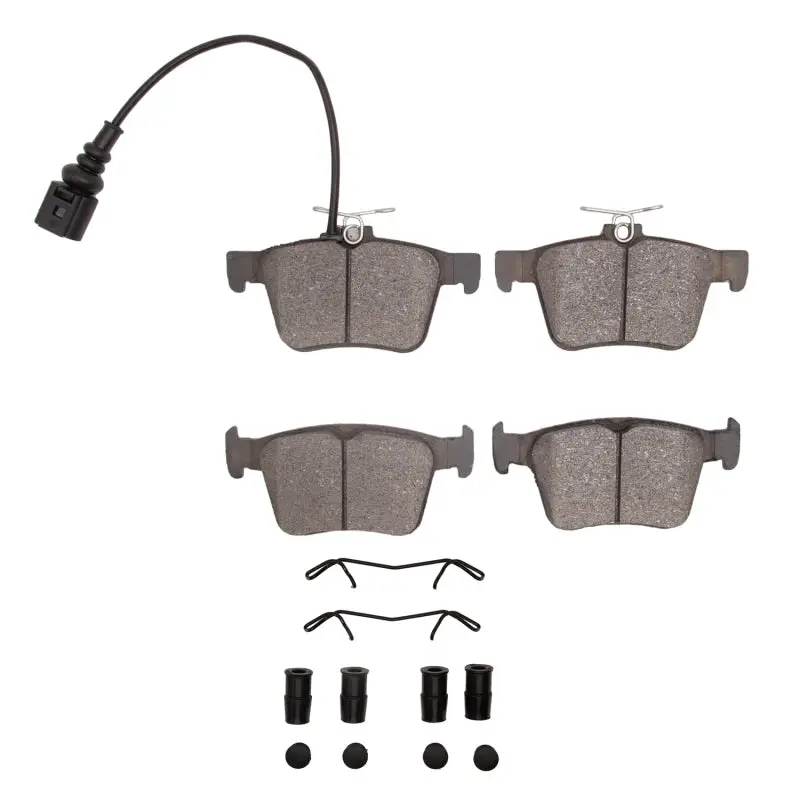 R1 2015-2025 Audi Q3 Rear R1 Euro Ceramic Pads & Hardware Kit 1