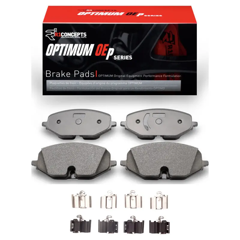 R1 22-23 Audi A3 (Mexico) Front Optimum Oe Pads & Hardware Kit 1