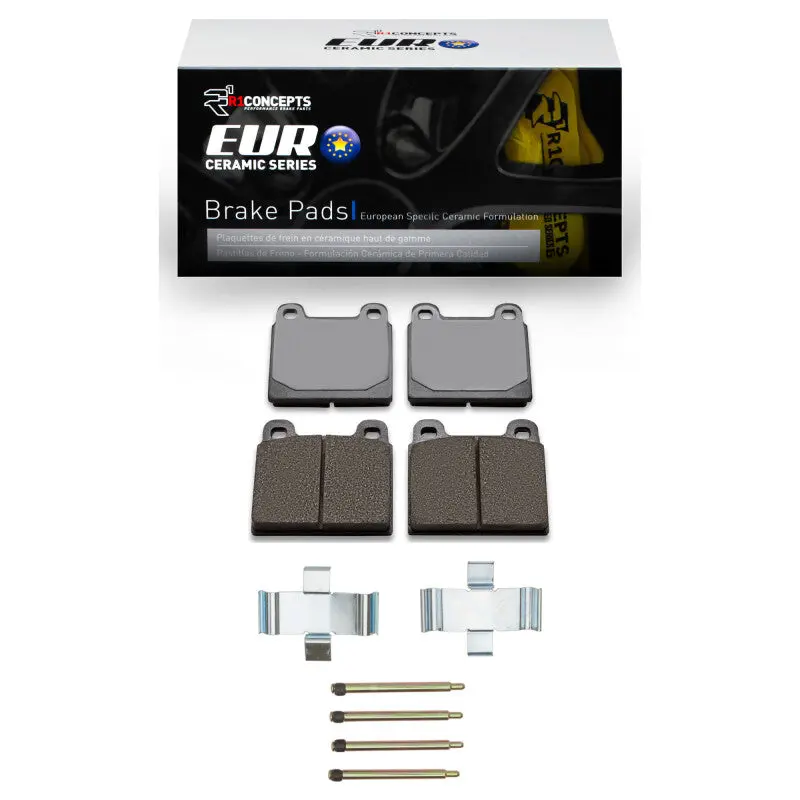 R1 70-72 Mercedes-Benz 280Se Front Euro Ceramic Pads & Hardware Kit 1