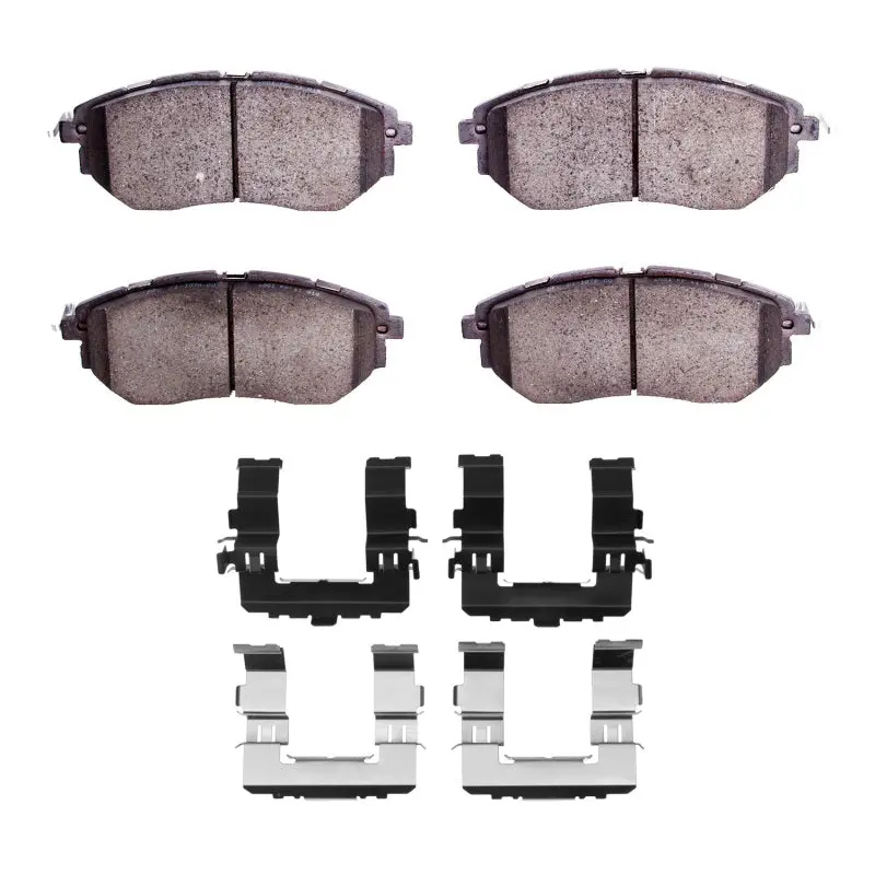 R1 2015-2015 Subaru Legacy Front R1 Euro Ceramic Pads & Hardware Kit 1