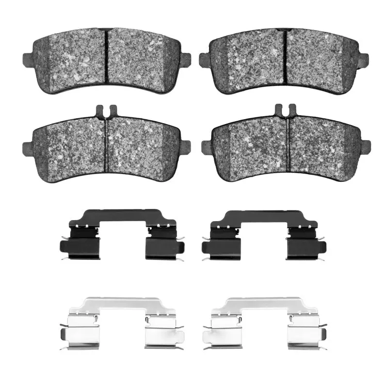 R1 15-17 Mercedes-Benz S600 Rear Semi Met Pads & Hardware Kit 1